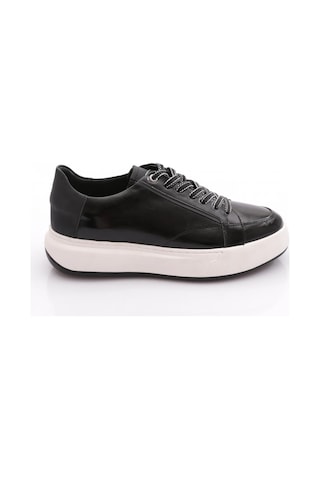 Dgn 21096 Erkek Casual Ayakkabi Siyah Rugan Siyah