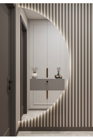Asur 60 Cm Dresuar 100% Mdf Gri