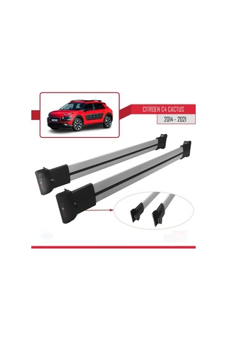 Citroen C4 Cactus 2014 Ve Sonrası Fly Model Ara Atkı Tavan Barı G