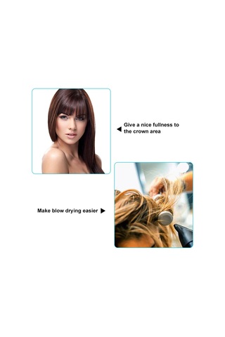 Qingmipy Büyük Yuvarlak Saç Fırçası - Kaymaz Tutma Yeri, Saç Kurutma Ve Şekillendirme İçin Ev & Kuaför Kullanımı