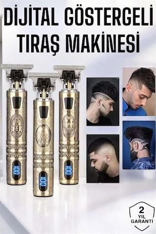 Tıraş Makinesi Çizik Tıraş Paslanmaz Çelik Uzun Ömürlü Şarjlı Najmaddin