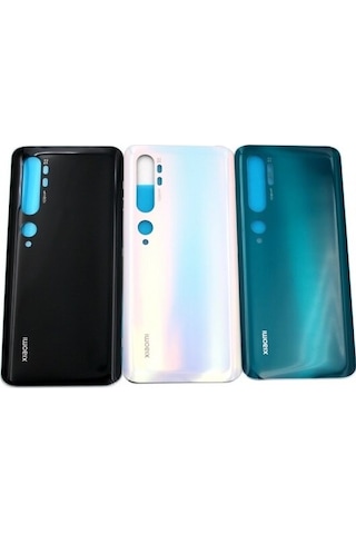 Xiaomi Mi Note 10 Arka Kapak-Arka Pil Batarya Kapağı Cam