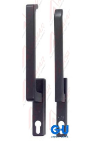 TAM OTOMATİK SÜRME İÇİN ÇİFT TARAFLI KAPI KOLU (BİR TARAFI BASIK) - KOYU KAHVE