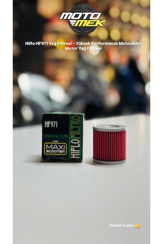 Hiflo Hf971 Yağ Filtresi Yüksek Performanslı Motosiklet Motor Yağ Filtresi