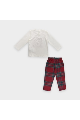 Panço Erkek Çocuk Yılbaşı Temalı Pijama Takımı Kırmızı 2321bb39001 - 4245 001