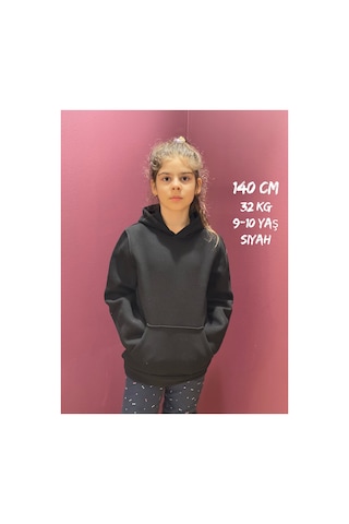 Pxm 3 Iplik Şardonlu Çocuk Kapşonlu Ve Kanguru Cepli Sweatshirt Günlük Kullanım Hoodie Siyah Siyah Pxm 3 Iplik Şardonlu Çocuk Kapşonlu Ve Kanguru Cepli Sweatshirt Günlük Kullanım Hoodie Siyah Siyah