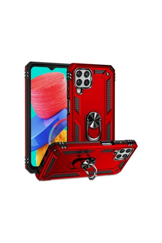 Zore Galaxy Uyumlu M33 Kılıf Vega Kapak - Kırmızı Kirmizi