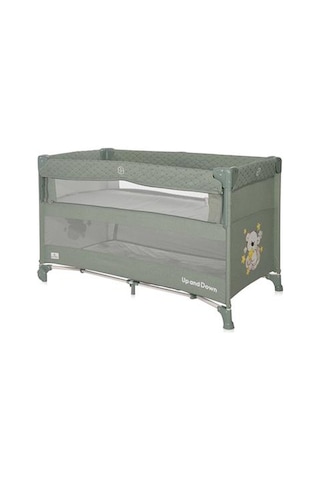 Lorelli Up And Down Anne Yanı Park Yatak İceberg Green Teddy Bear