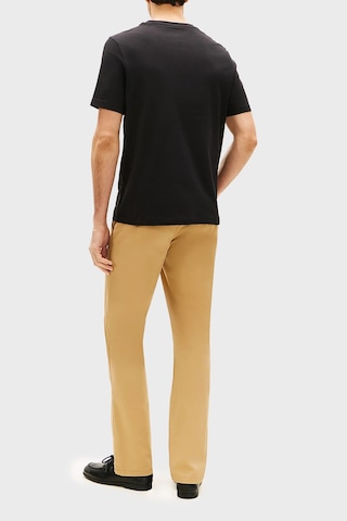 Tommy Hilfiger Logolu % 100 Pamuk Regular Fit Bisiklet Yaka T Shirt Erkek T Shirt Mw0mw42365 Bds Siyah