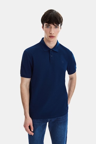 Backandbond Lacivert Regular Fit Örme Polo Yaka Tişört