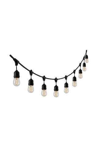 Sarmaşık 10 Ampullü Led Cata Dış Mekan Aydınlatma Seti - 5 Metre Ip44 Suya Dayanıklı - 3200k Gün Işığı E27