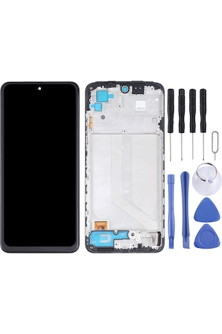 Xiaomi Uyumlu M2101k7bg Redmi Note 10s Ekran Lcd Full Çıtalı Tft