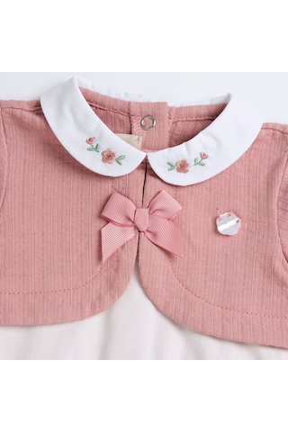 Chicco Kız Bebek Arkadan Açılan Tulum 09101752000000 000011 Pembe