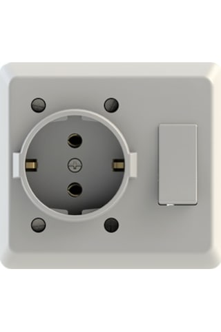 Ne-Ad Marka Anahtarlı Topraklı Priz Sıva Altı