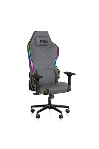 Exvega Lunar Active Rgb Graphite Oyuncu Koltuğu Koyu Gri