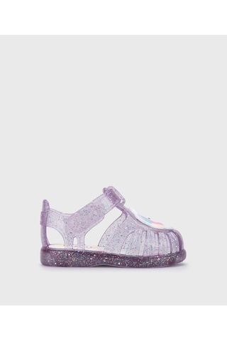 Igor S10341 Tobby Unicornio Çocuk Sandalet Simli Lila Lila