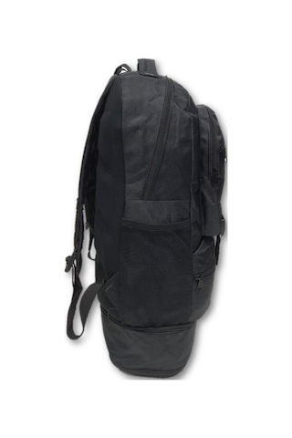 Büyük Sırt Çantası Kamp Çantası Yolcu Çantası 60x32x15 Cm Ebat Siyah