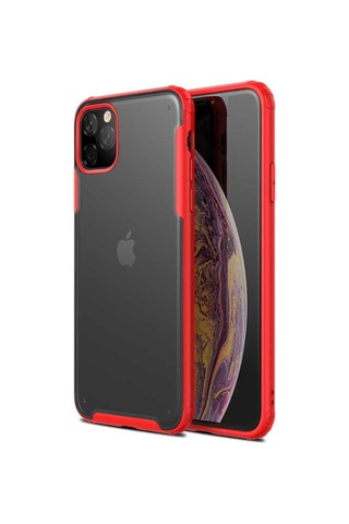 Apple Uyumlu iPhone 11 Pro Kılıf Zore Volks Kapak-Kırmızı