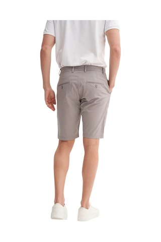 Cazador Slim Fit Bermuda Kısa Dar Paça Şort Gri