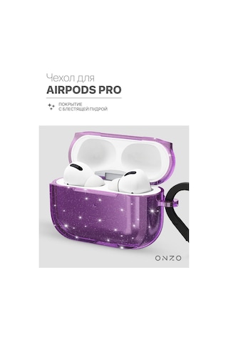 Onzo Airpods Uyumlu Pro İçin Şeffaf Parlak Kılıf 317765640 Beyaz