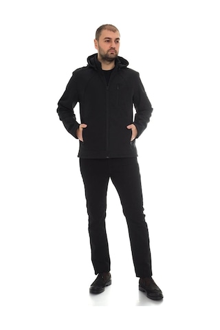 99286-231 Soft Shell Rgfit Dalgıç Kumaş Kapşonlu Kaban