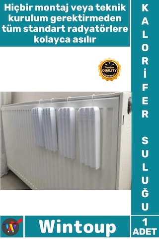 Kalorifersuluğu Askılı Radyatör Suluğu Nemlendirme Kalorifer Üstü Su Buharlaştırıcı Nemlendirici Çok Renkli