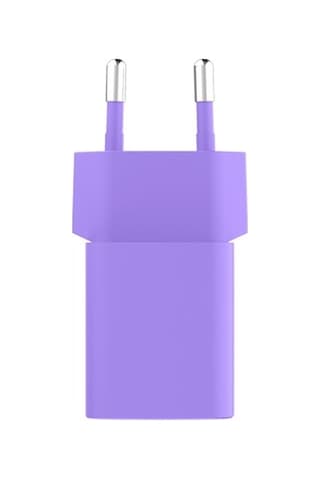 2scg20lnmr Ttec Smartcharger Gan 20w Pd Seyahat Hızlı Şarj Aleti + Usb-c - Lightning 120cm Kablo Neon Neon Mor