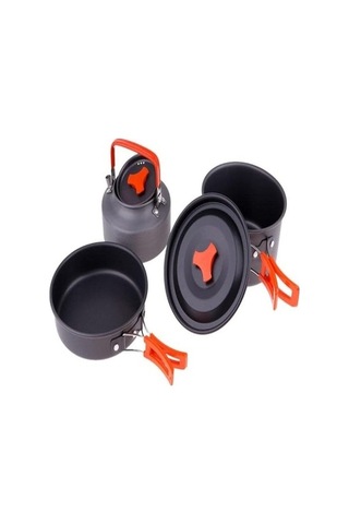 Ulzyvf Skycity Seti Renkli Alüminyum Kamp Tabakları, Pratik Katlanabilir Çok Renkli