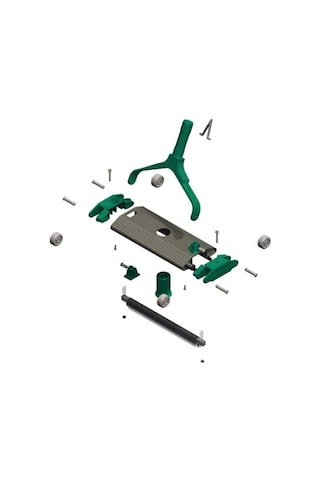 GEMAŞ Vakumlu Havuz Süpürgesi 1,5 inç Geçme Klipsli Model 456 mm-