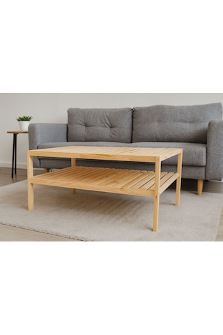 Doğal Çam Ağacı Orta Sehpa Ahşap