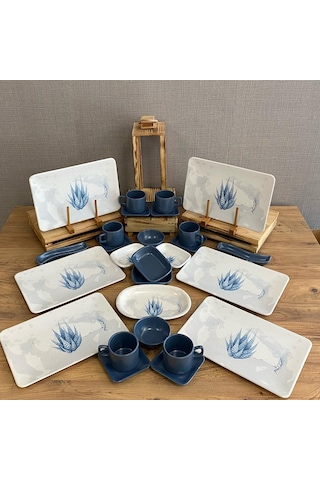 Takım Kahvaltı Blue Magıc 27 Parça 6 Kişilik