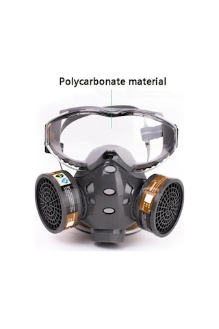 Trendooze 8200 Toz Geçirmez Maskesi - Yarım Tam Yüz Koruma