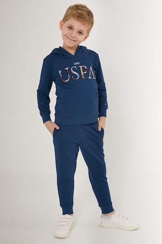 U.s. Polo Assn Flat Mavi Erkek Çocuk Eşofman Takımı