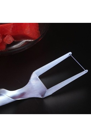 Reedark Çelik Meyve Dilimi Aracı: Kalın Paslanmaz Çelik Kırma, Dikme Ve Dilimleme Aleti Pratik Mutfak Gereci Pp Poşet Diğer