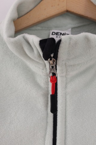 Monox Çocuk Unisex Parmak Geçmeli Polar Ceket Yeşil