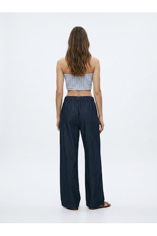 LTB Emılla Comfort Fit Yüksek Bel Dark İndigo Jean Pantolon