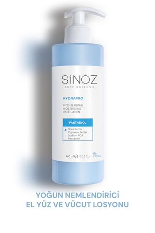 Sinoz Yoğun Nemlendirici ve Onarıcı Bakım Losyonu 400 ML