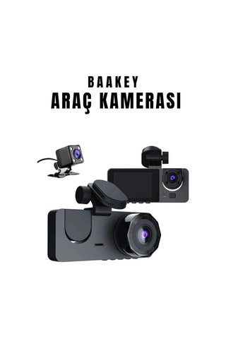 Buğz Üç Kameralı Wi Fi Araç İçi Kamera Gps Takip & G-sensor Özellikli Güvenlik Çözümü