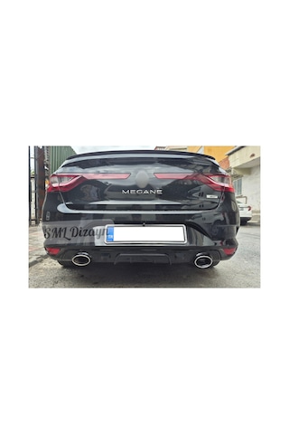 Renault Megane 4 Parlak Siyah Difüzör Megane Arka Difizör