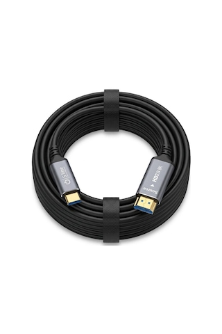 Sline 8k V2.1 Fiber Optik Hdmı Kablo - 15metre 7680x4320p