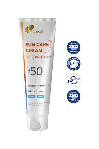 Prosante Güneş Kremi 100 Ml Spf 50 Etkili Koruma Uvb Uva X 3 Adet