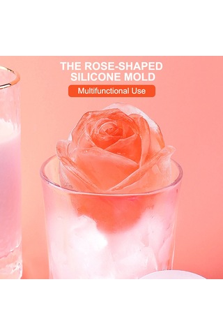 Ximistore9 Gıda Kalitesi Silikon Gül Kalıbı - Dört Boyutlu, Kolay Çıkarım, Baking & Dıy Çikolata/bayram Dekorasyonu Diğer