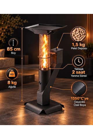Ziraisepet Mini Flame Pro Pelet Soba