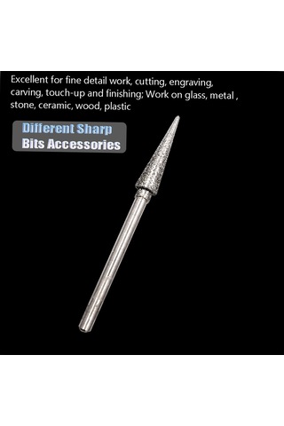 86 Adet Döner Alet Aksesuarları Kiti Elmas Çapak Uçları E13949