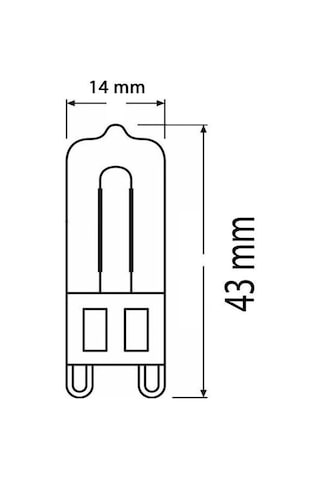 Osram 66740 40W Halopin Fırın Ampul G9 Duy 2700K 5 Adet