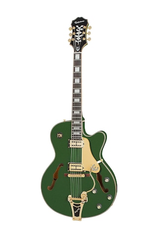 Epiphone Emperor Swingster Hollowbody Elektro Gitar Forest Green Metallic