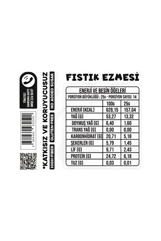 Mustang Nutrition Ballı Türk Kahveli Crunchy Fıstık Ezmesi 350 Gr 24,72 Gr Protein + 40 Gr Fıstık Ezmesi Hediyeli