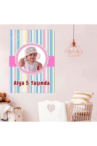 Makaron Renkli Fotoğraflı Afiş Dikey Makaron Renkli Fotoğraflı Afiş Dikey