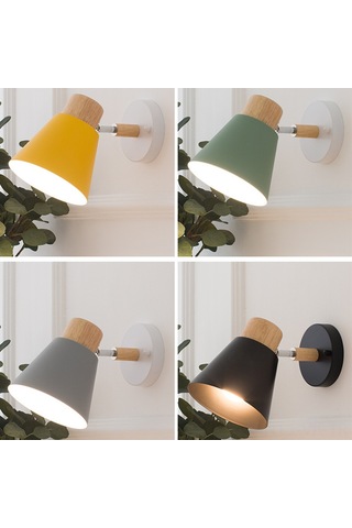 Vkemall Gri 16 Kısa Boru Duvar Lambası Beyaz Taba - Kuzey Avrupa Modern Minimalist, Oturma Odası, Yatak Odası, Merdiven, Balkon, Koridor İçin Okuma Ve Dekoratif Işık - Kaynak Yok Gri