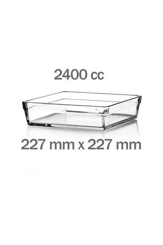 Paşabahçe Premium Borcam Seti - 2 Li Kare Borcam Takımı Özel Seri